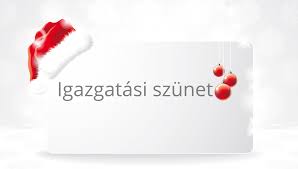 Lakossági tájékoztatás igazgatási szünetről 2024.