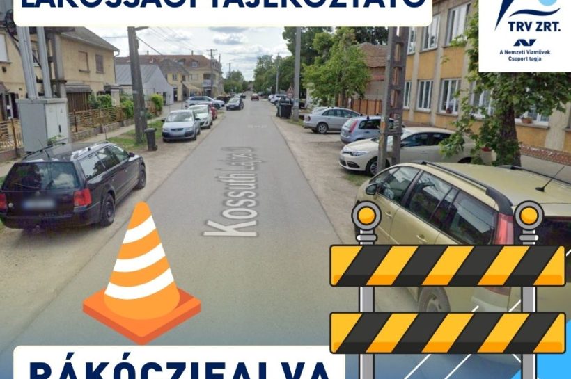 Közműépítési munkálatok
