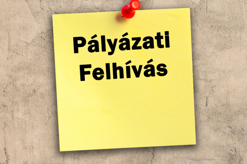 PÁLYÁZATI FELHÍVÁS